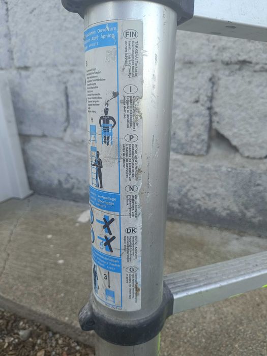 Drabina teleskopowa ZARGES Z600 TELESTEPS 3,80m