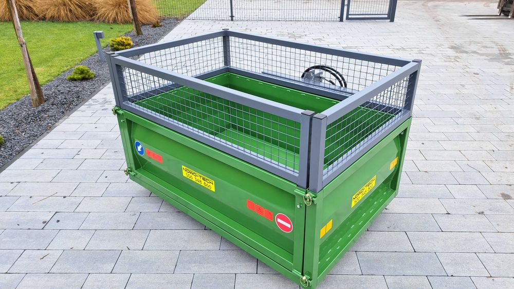 skrzynia transportowa na tył ciągnika tylny TUZ kiper hydrauliczny