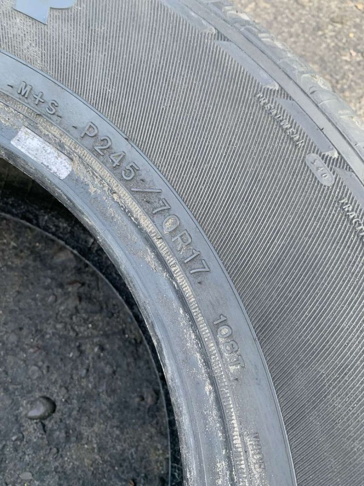 Шини 245/70 R17 Goodyear 2020p всесезон  6,4/7,3мм