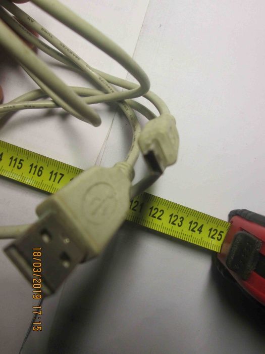 Кабель USB-miniUSB (Тип B) 120 см.