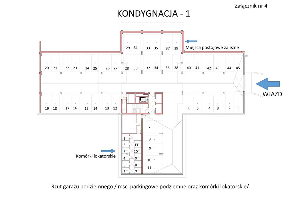Mieszkanie 2-pokojowe w stanie deweloperskim /37,4m2/ -Garaż podziemny