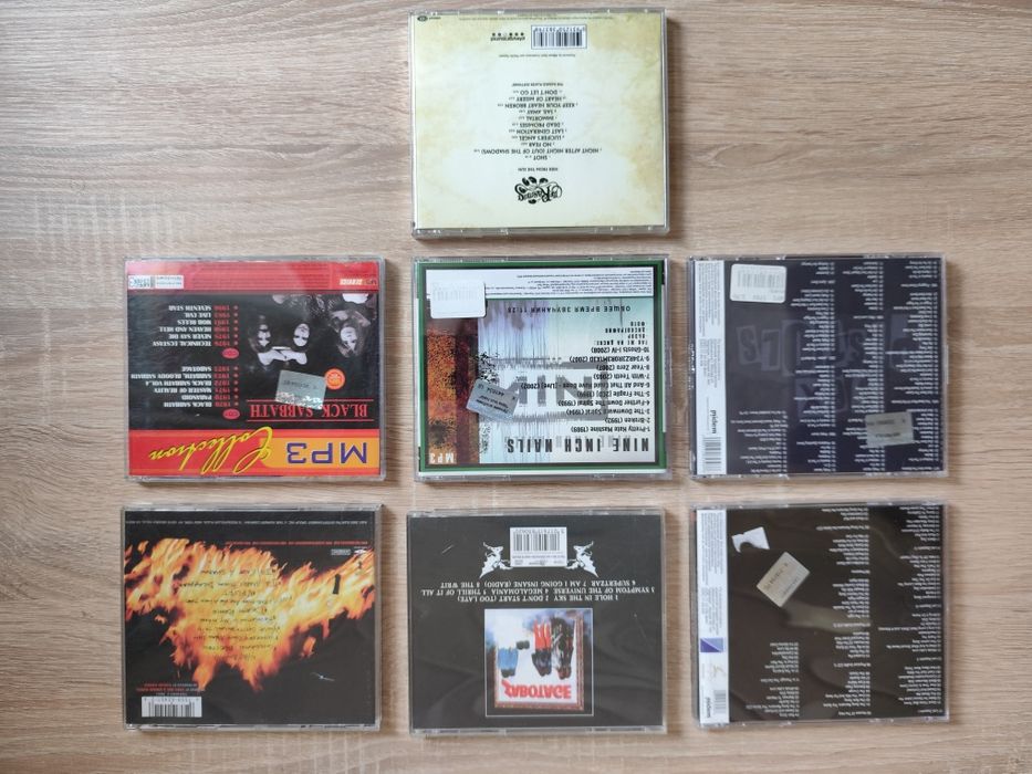 CD диски, Black Sabbath, Pantera, Sex Pistols..
