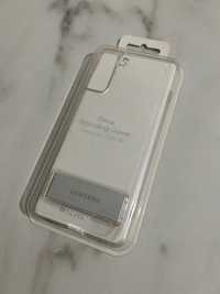 Clear Standing Cover Nowe plecki z stojakiem do Samsung Galaxy S21+