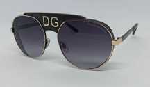 Dolce & Gabbana очки унисекс солнцезащитные в металлич оправе DG 2210