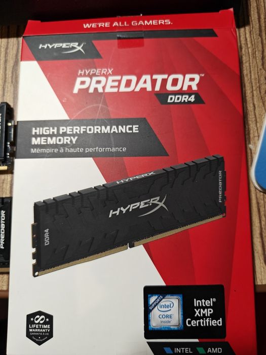 DDR4 HyperX Predator 3200 MHz XMP 16 GB CL16