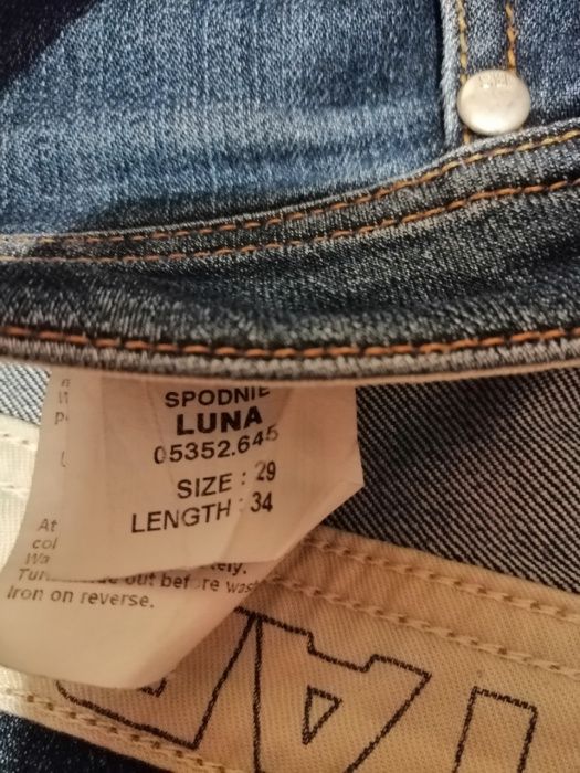 Spodnie jeansy BIG Star Luna, stan doskonały