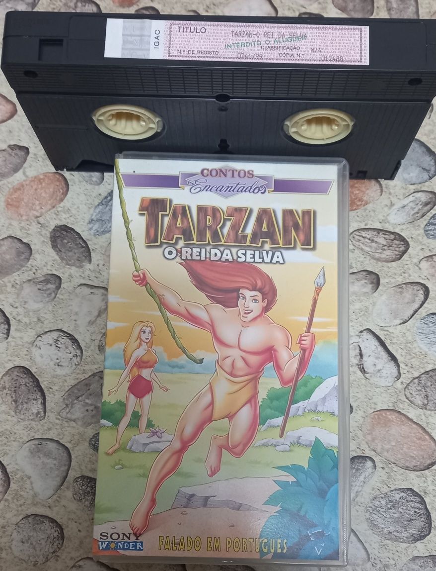 Filme Tarzan O Rei da Selva em VHS