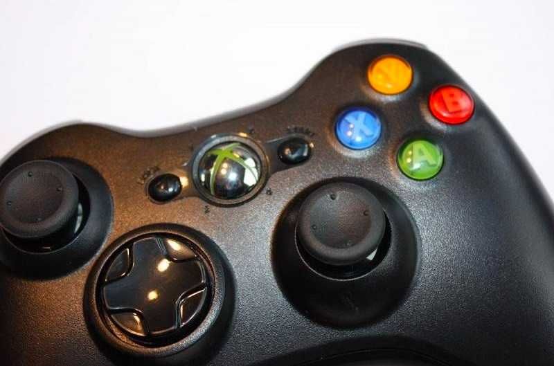 Bezprzewodowy Pad Xbox 360 Oryginał czarny ** Video-Play Wejherowo