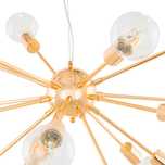 Lampa Italux Theo 18x40W E27 industrialna loft złota