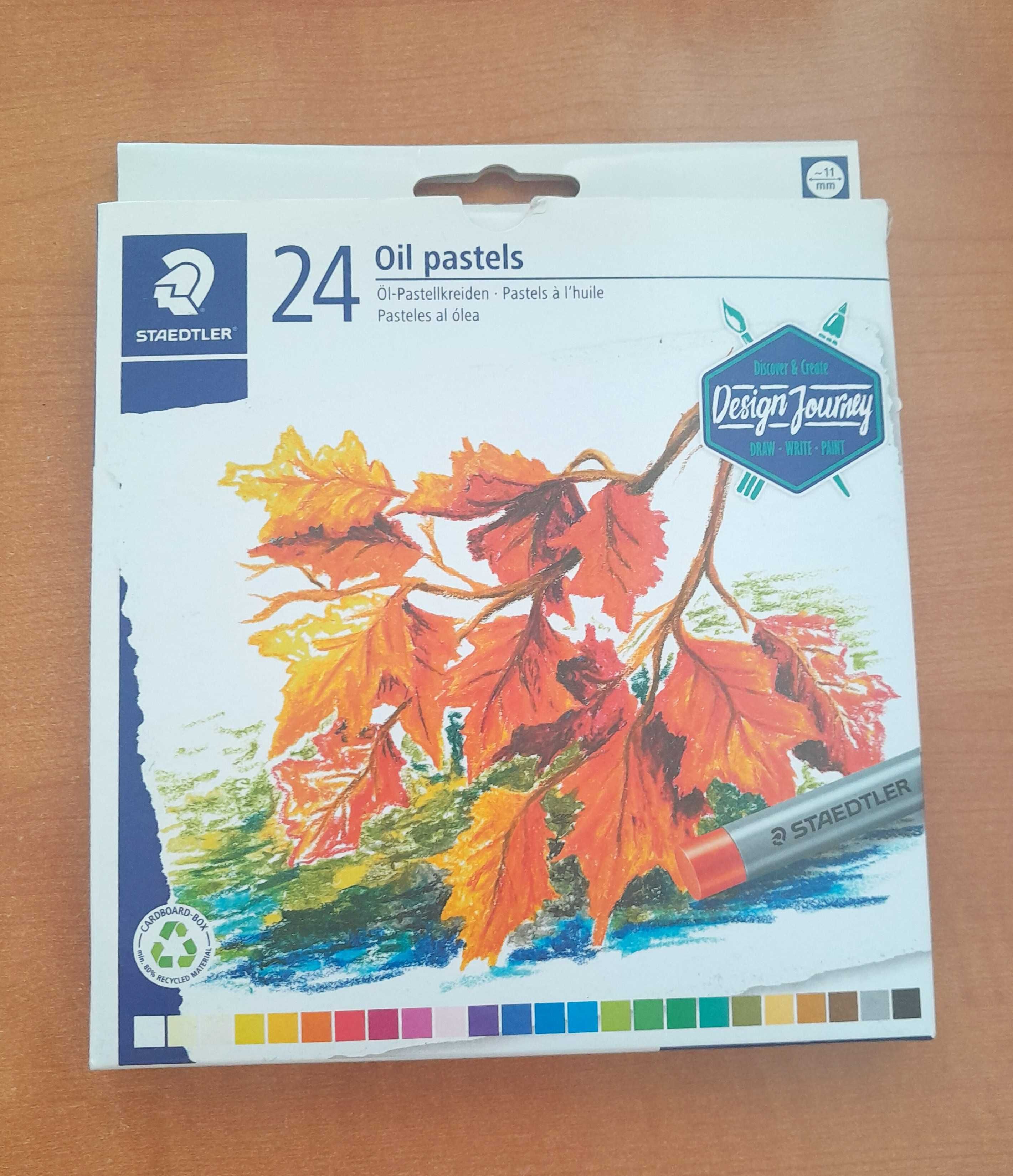 24 pastéis de óleo- STAEDTLER- Novo