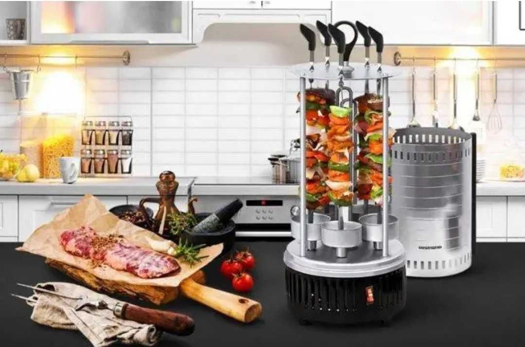 Нова електрошашличниця 
Электрогриль 
Home4U BBQ-1000