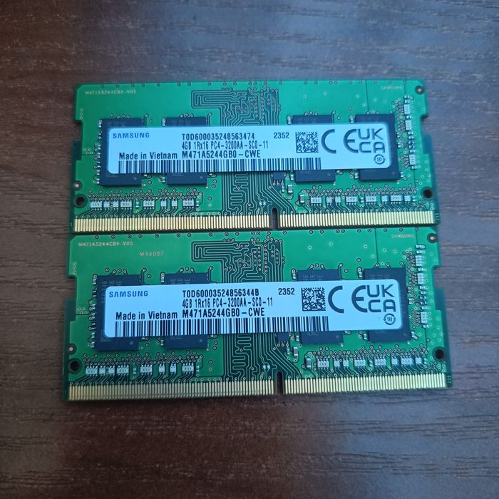 So Dimm DDR 4 8g (2x4Gb) 3200