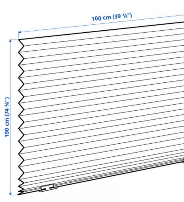 Schottis ikea 100x190 cm roleta grafitowa nowa