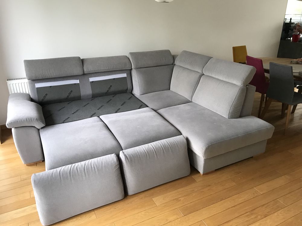 Kanapa narożnik wypoczynek salon rogówka Wajnert 260 x 200 f. spania