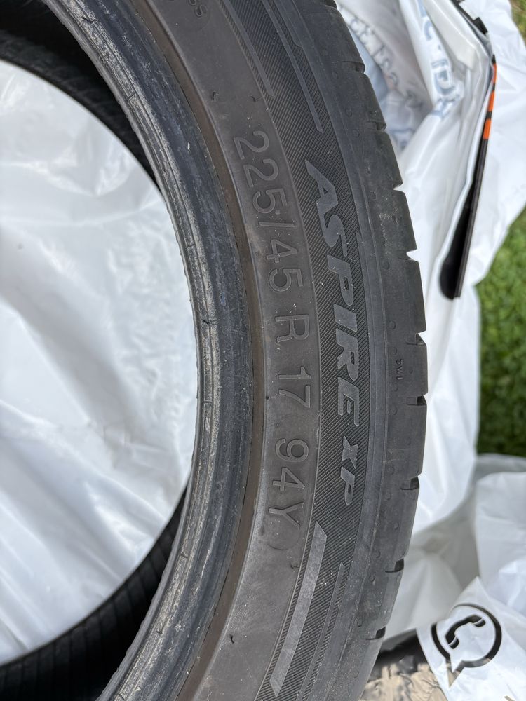 4x Opony 225/45 R17 2019r Apollo aspire XP