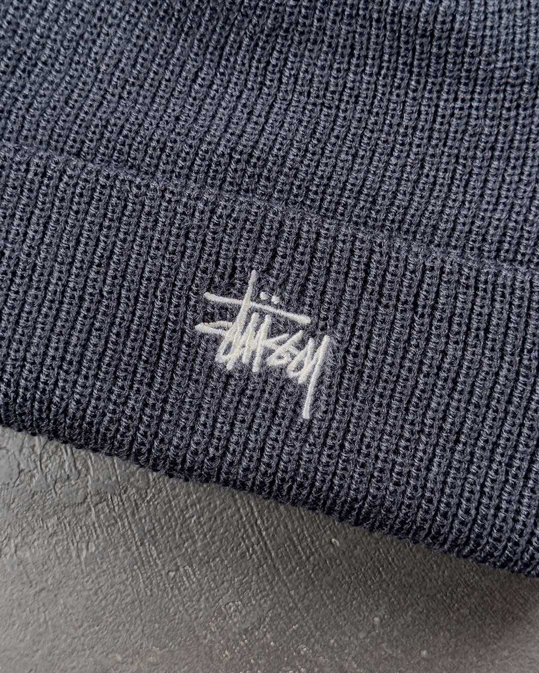 Шапка STUSSY Basic Cuff Beanie Grey