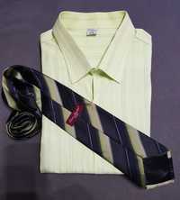 Koszula męska XXL z krawatem