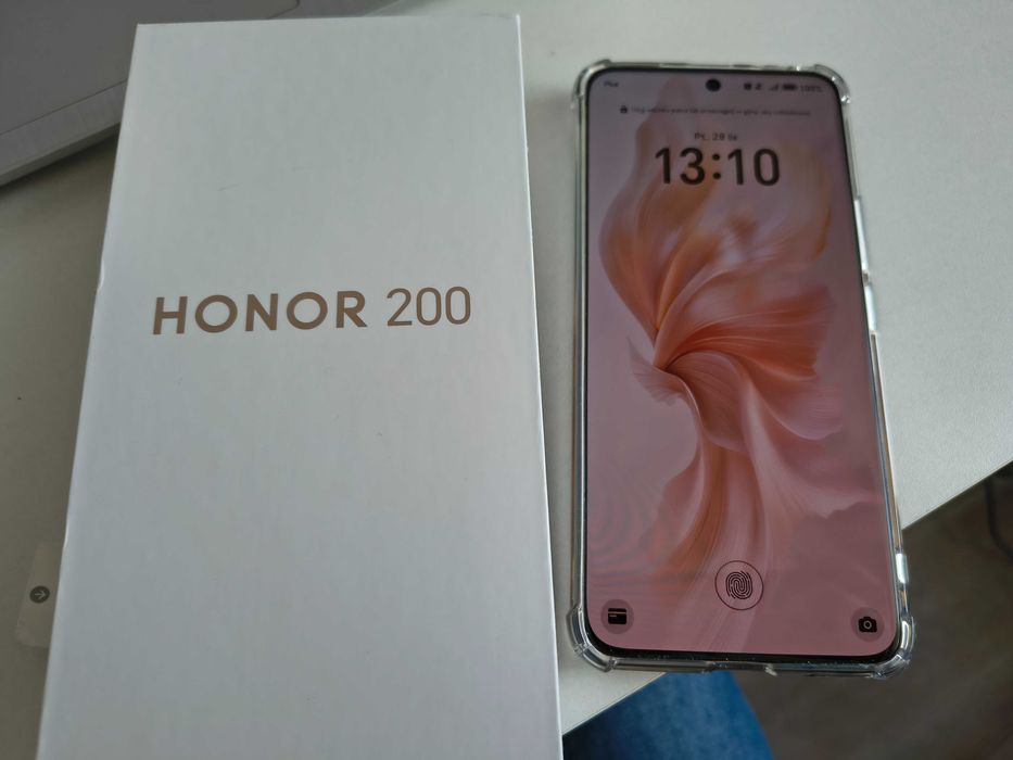 Honor 200 czarny + etui +2x szkło na ekran + gwarancja + stan jak nowy