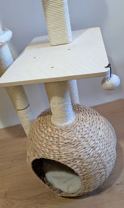 Laguna Drapak dla Kota Kremowy 83x74x160cm ZWROT MODYFIKOWANY DUŻY