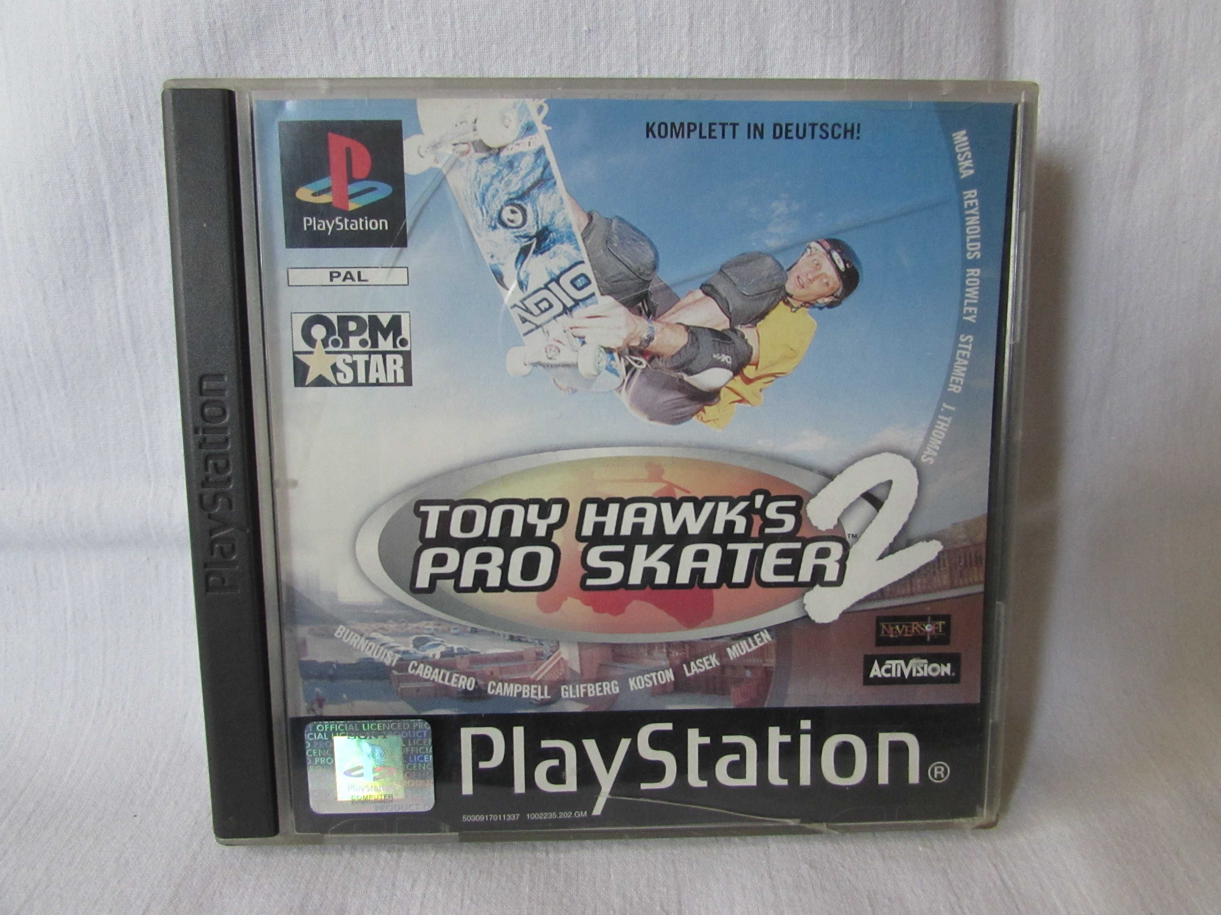 Tony Hawk's Pro Skater 2 PSX PS1 komplet wersja niemiecka