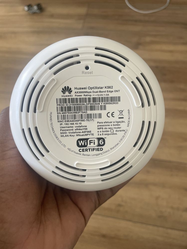 Huawei OptiXstar K562 Terminal de Rede Ótica (ONT)