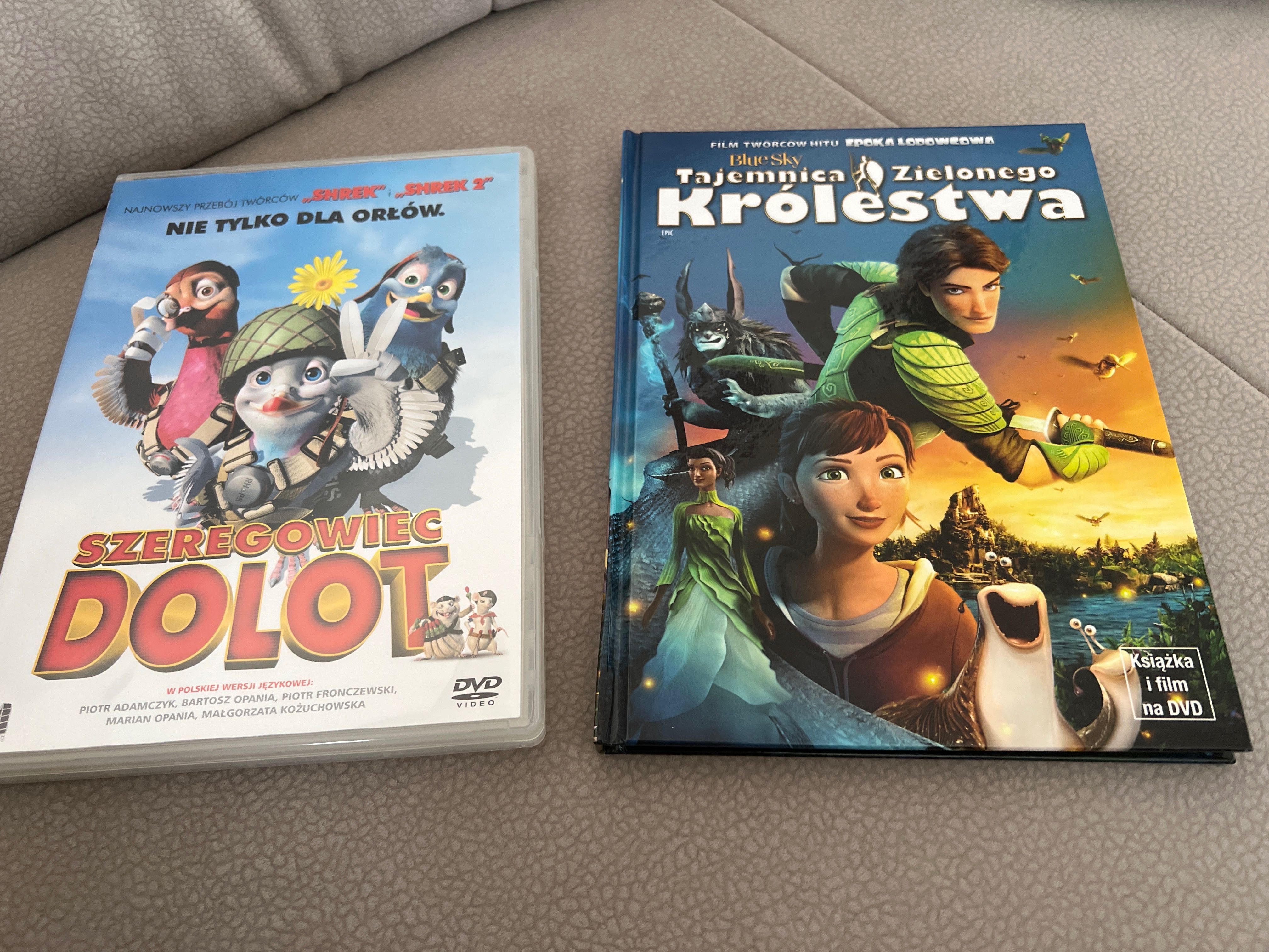 Filmy dla dzieci, płyty dvd, 5 sztuk.