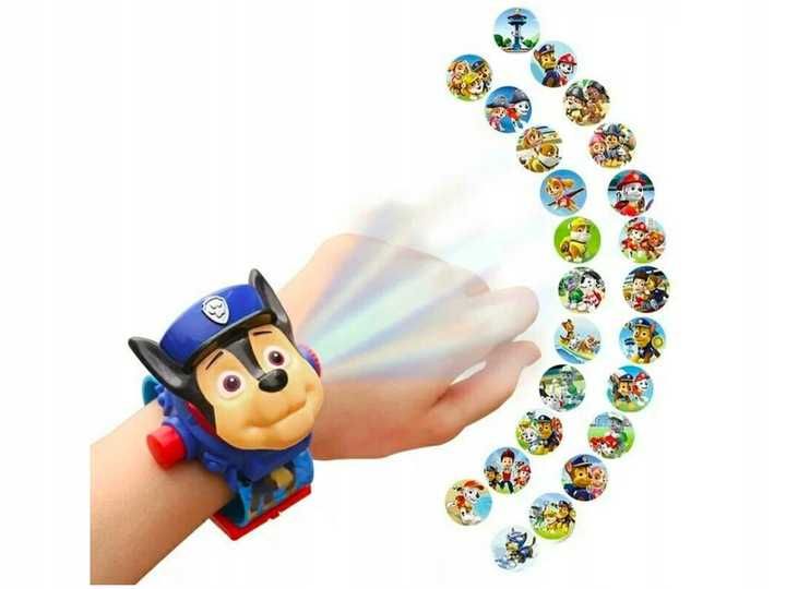 PSI PATROL Zegarek 3D z Projektorem Figurka CHASE marschall 1 szt