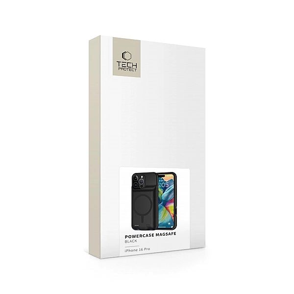 Tech-Protect Powercase Magsafe 7000Mah Iphone 16 Pro Black
