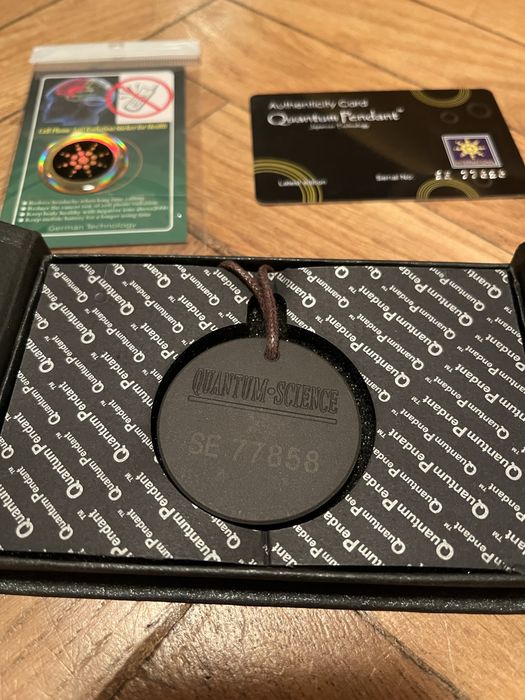 Quantum Pendant / Skalarny medalion / naszyjnik + odpromieniacz