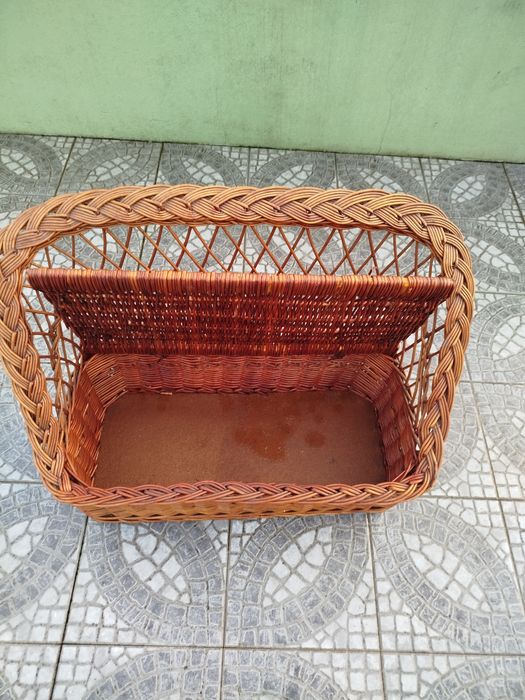 Banco em verga com arrumação