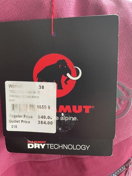 Spodnie narciarskie damskie MAMMUT