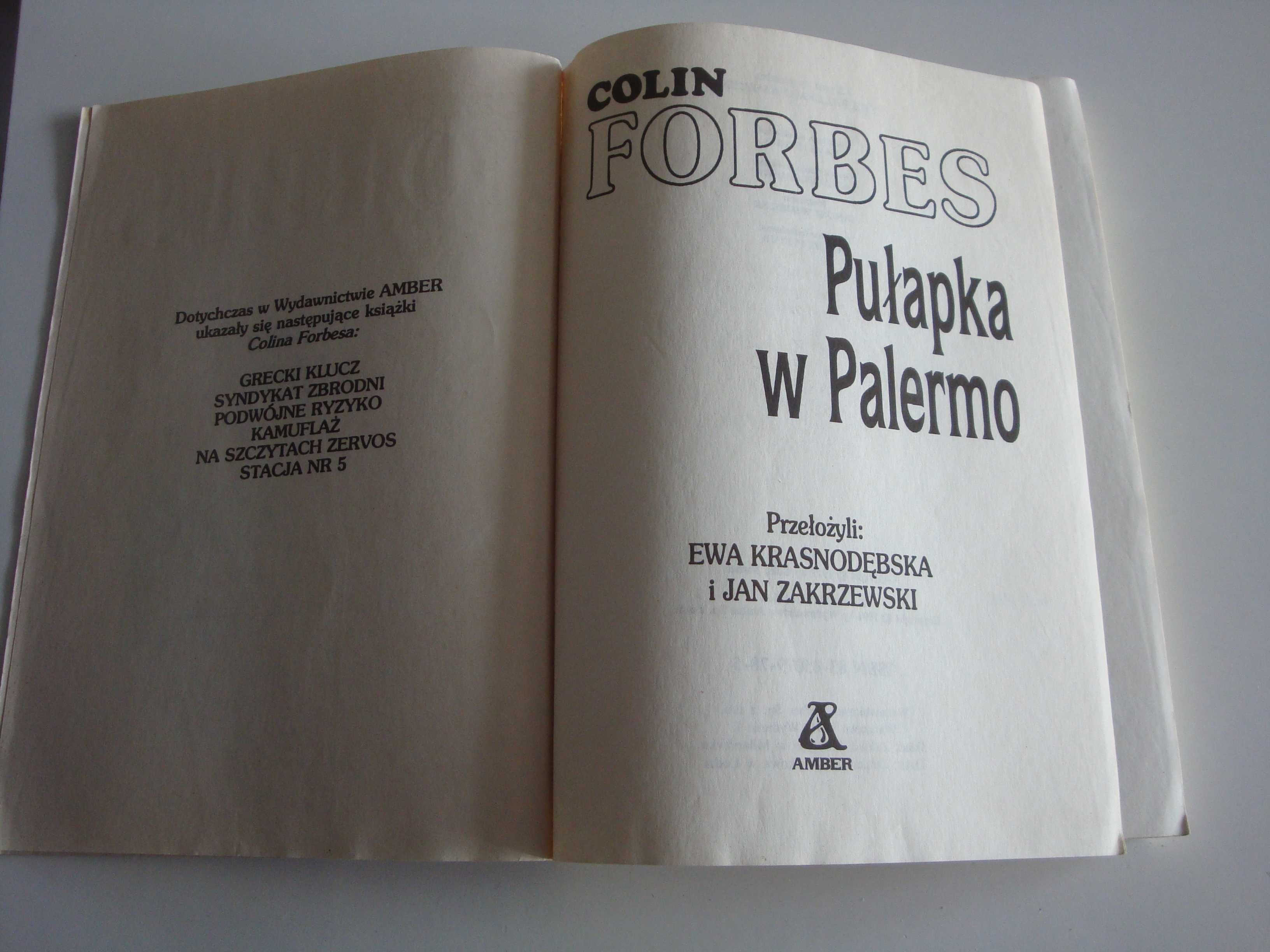 Pułapka w Palermo Colin Forbes