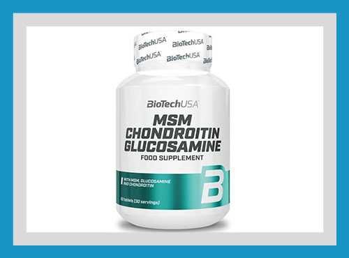 Для суставов и связок MSM Chondroitin Glucosamine Biotech 60 tabs