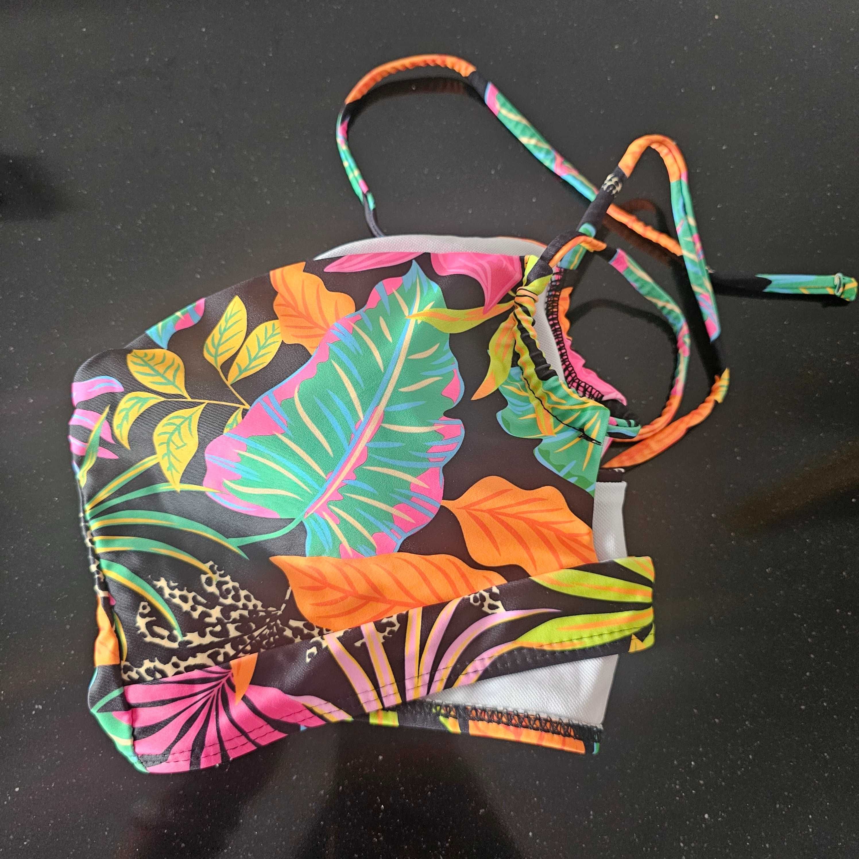 Top Biquíni Multicolorido