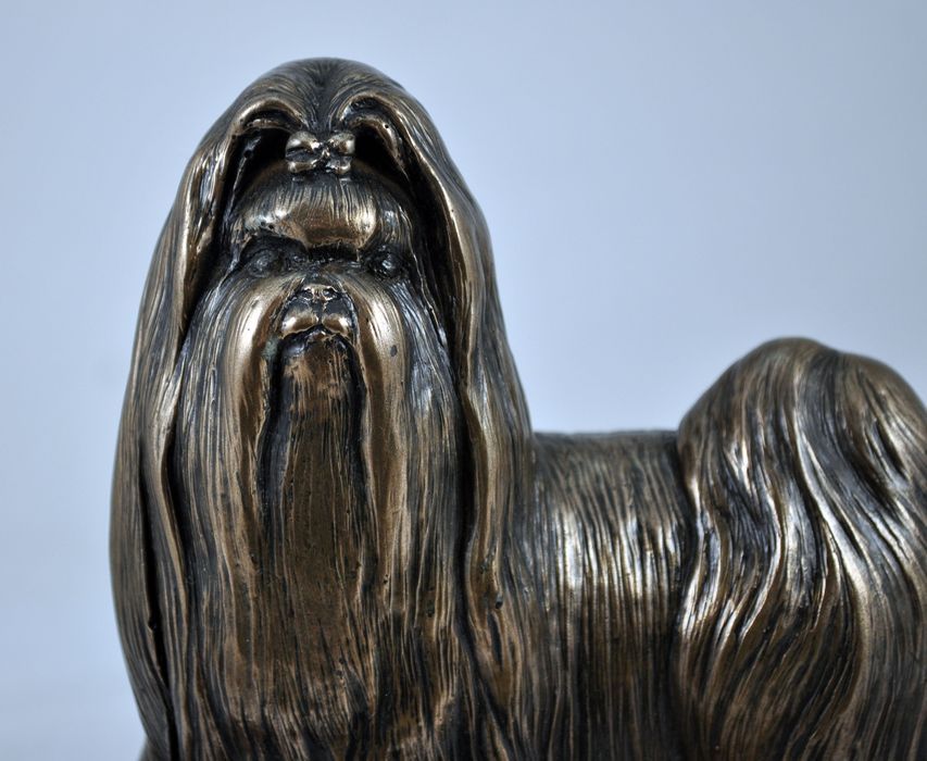 Shih Tzu figurka na drewnie Art-Dog