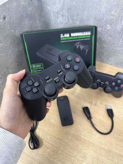 Портативна ігрова КОНСОЛЬ + 2 ДЖОЙСТИКА. Приставка на 10000 ігор!