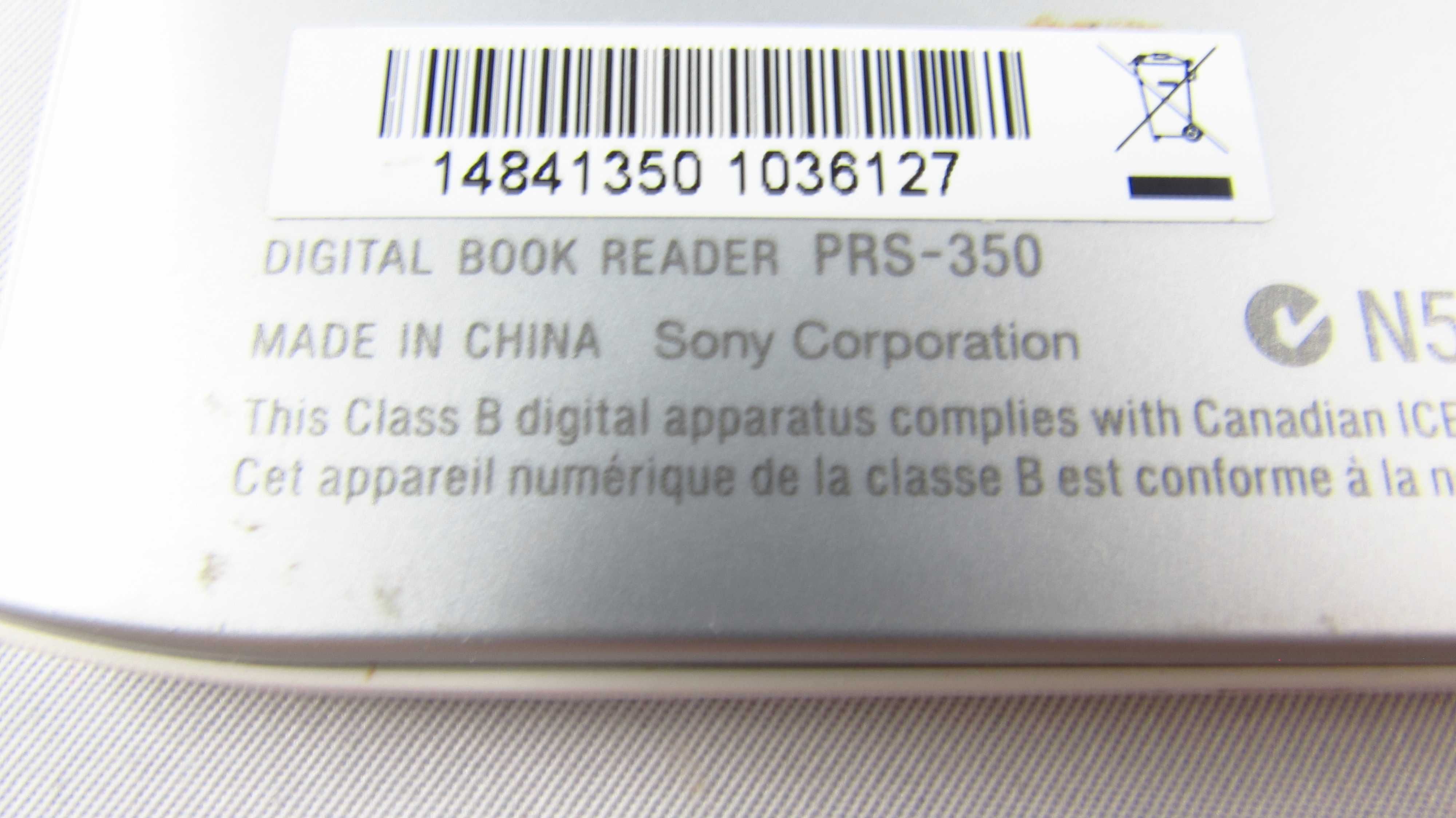SONY - Reader PRS-350 Szary Srebrny - Ebook Czytnik
