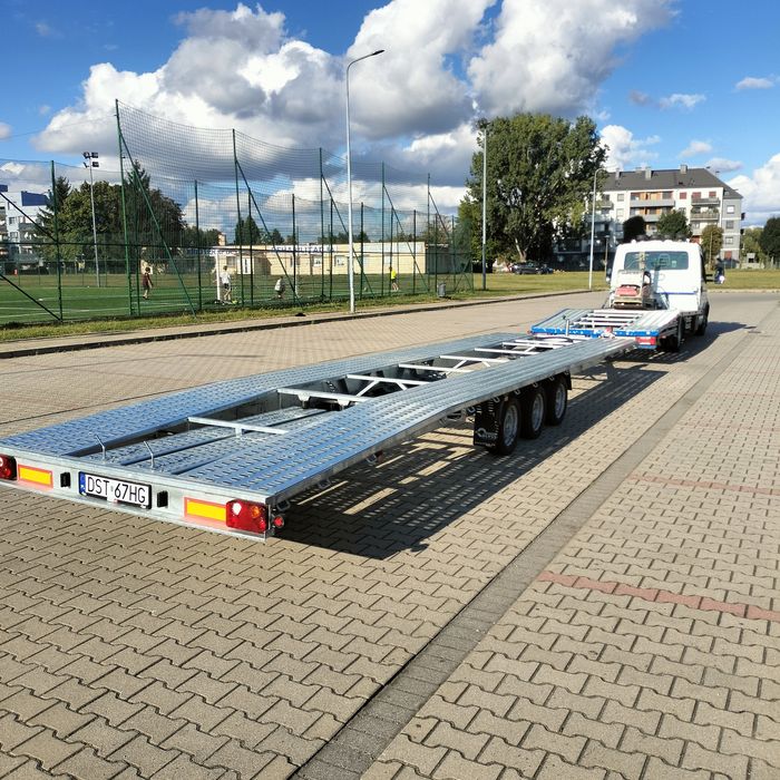 Laweta okazja Iveco 2012r nowa przyczepa zestaw