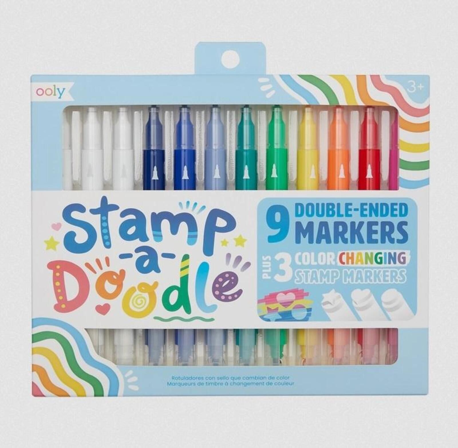 Flamastry z transp. stemp Stamp a doodle ooly blister,174x199 mm
