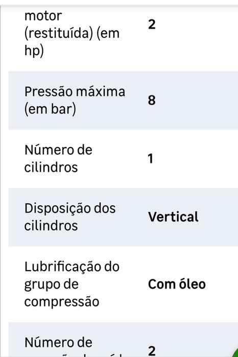 Compressor  50 litros