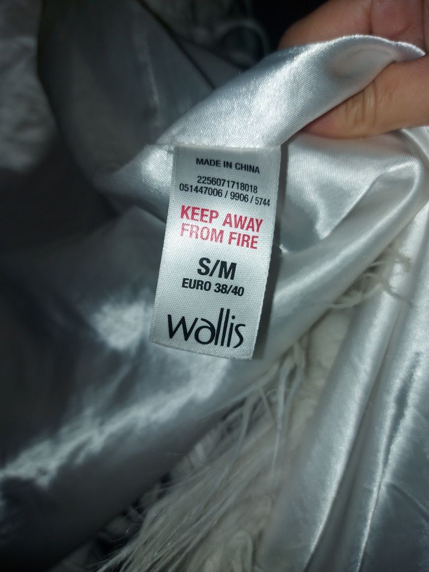 Casaco Wallis S/M pêlo Branco comprido