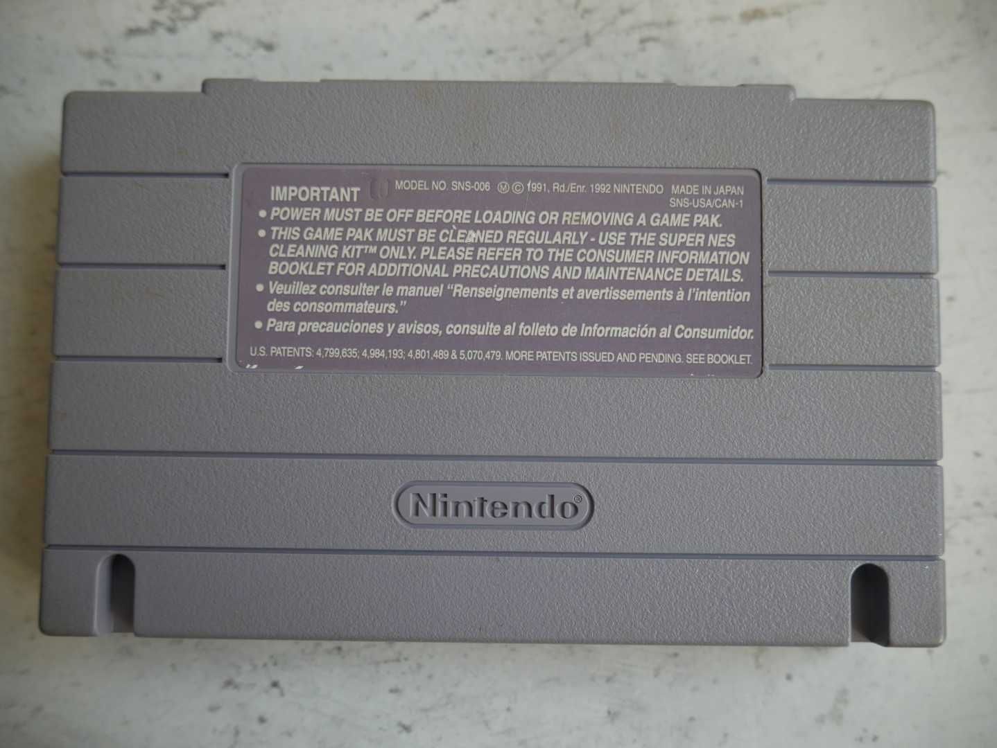 snes nintendo turn and burn ntsc