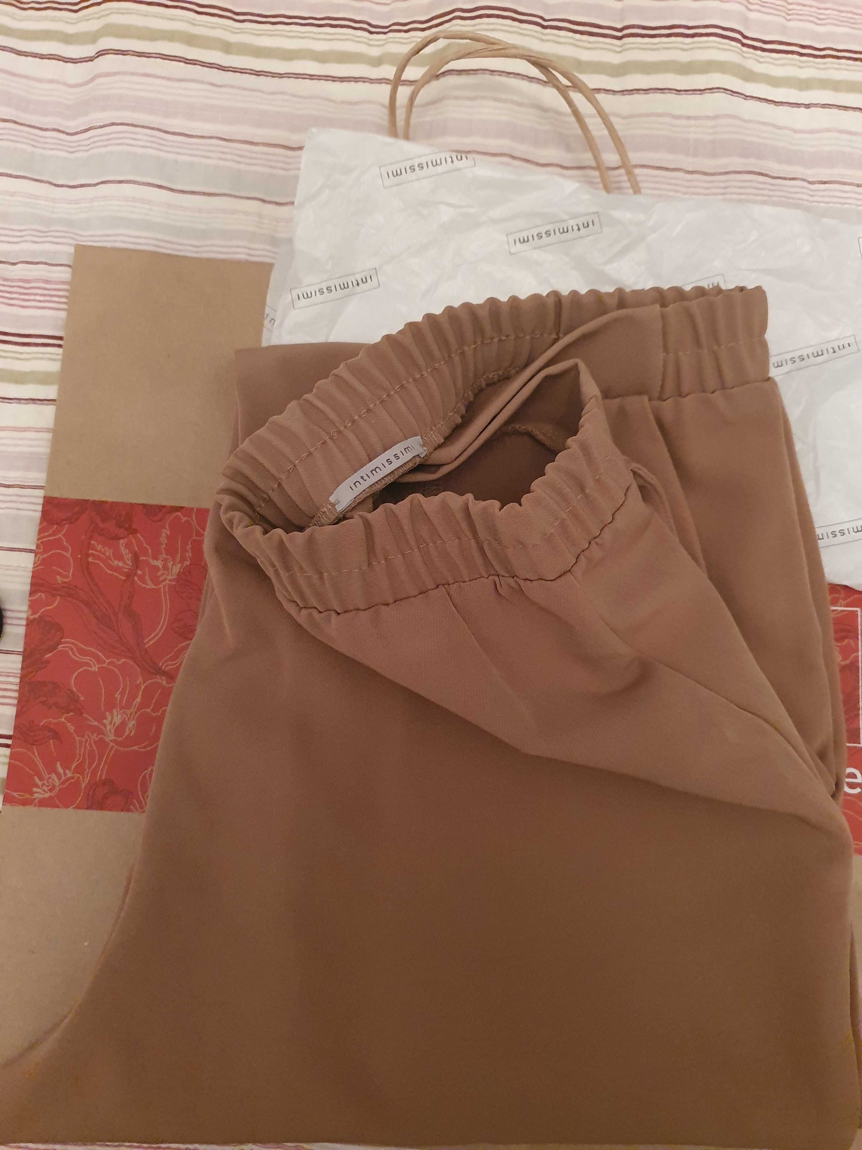 Spodnie IntiMissimi,r.S/Mkolor camel Nowe
