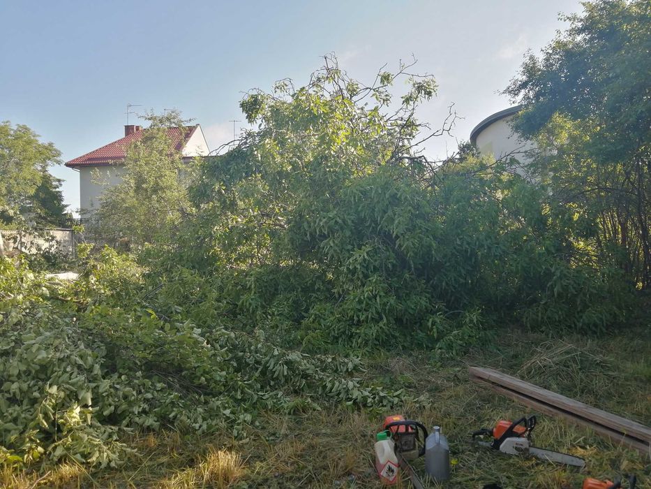 Wycinki,koszenie,rozbiórki stodół,mycie kostki,sprzatanie