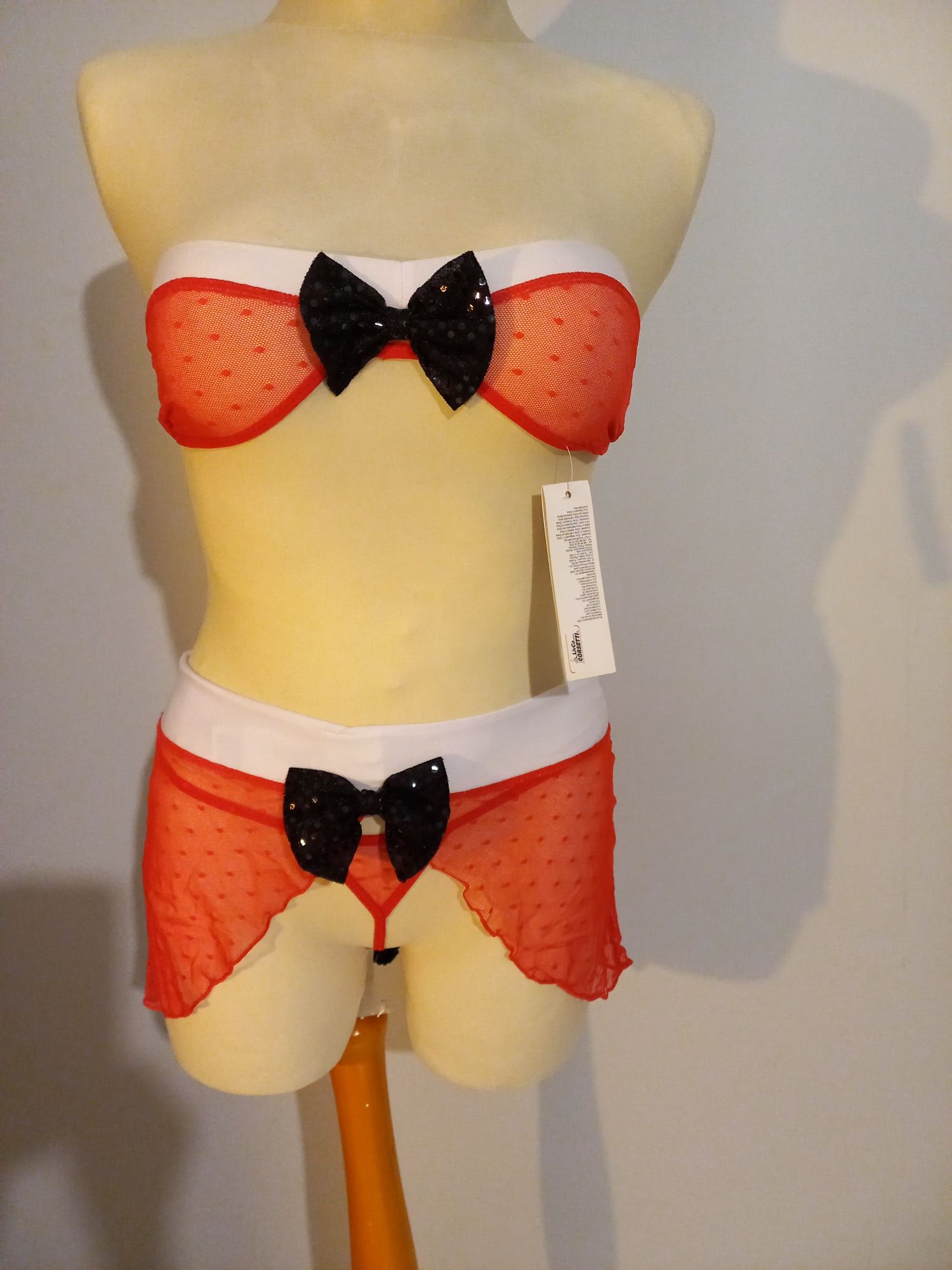 Komplet sexy Mikołajka
