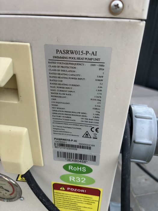 Pompa ciepla basenowa 5kW