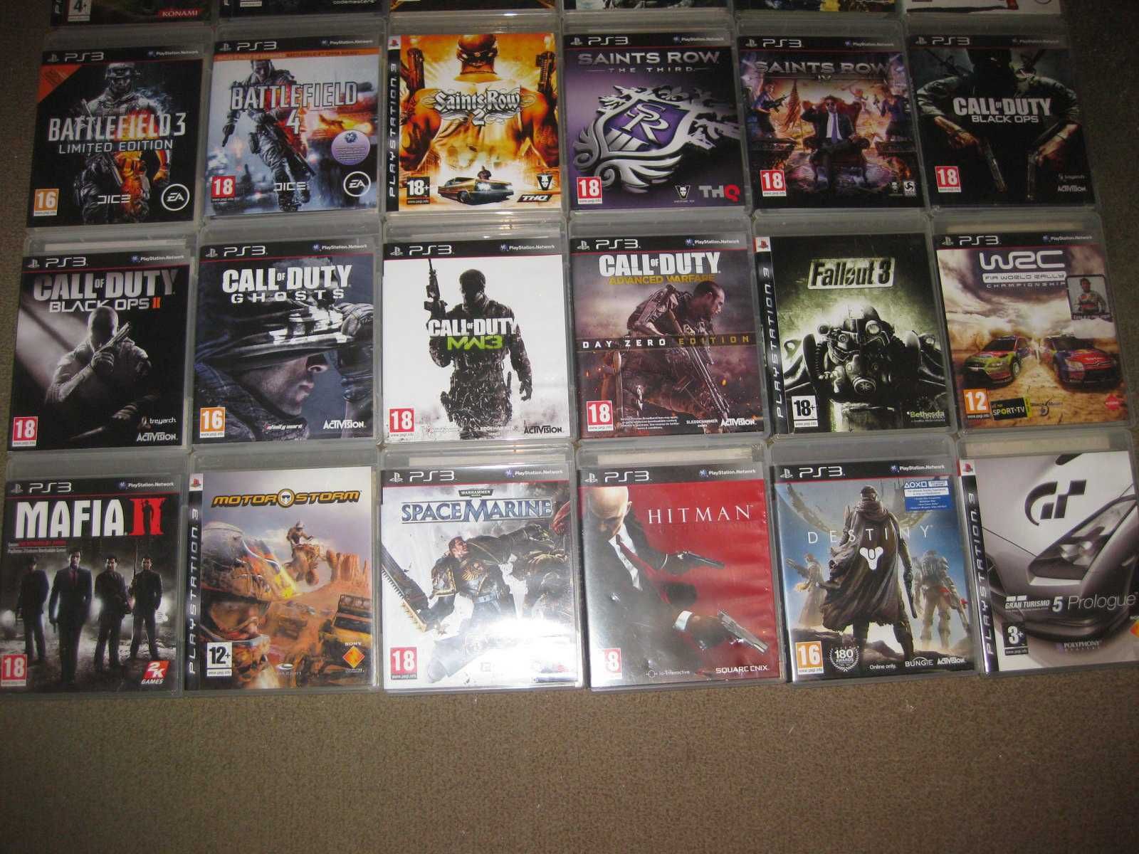 24 Jogos PS3 Completos em Estado Impecável!