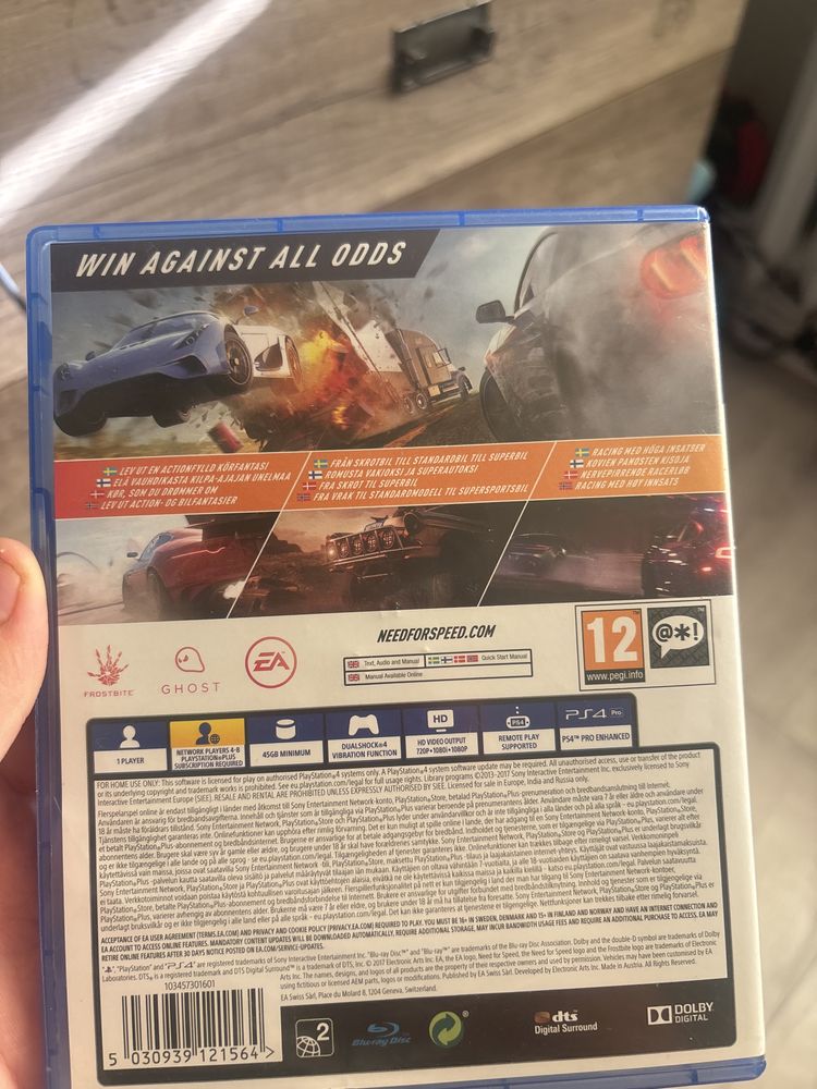Need for speed payback ps 4