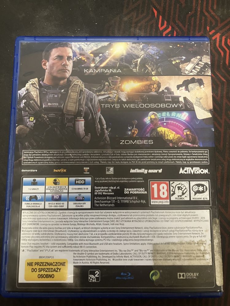 Call of dury Infinite Warfare Ps4/Ps5