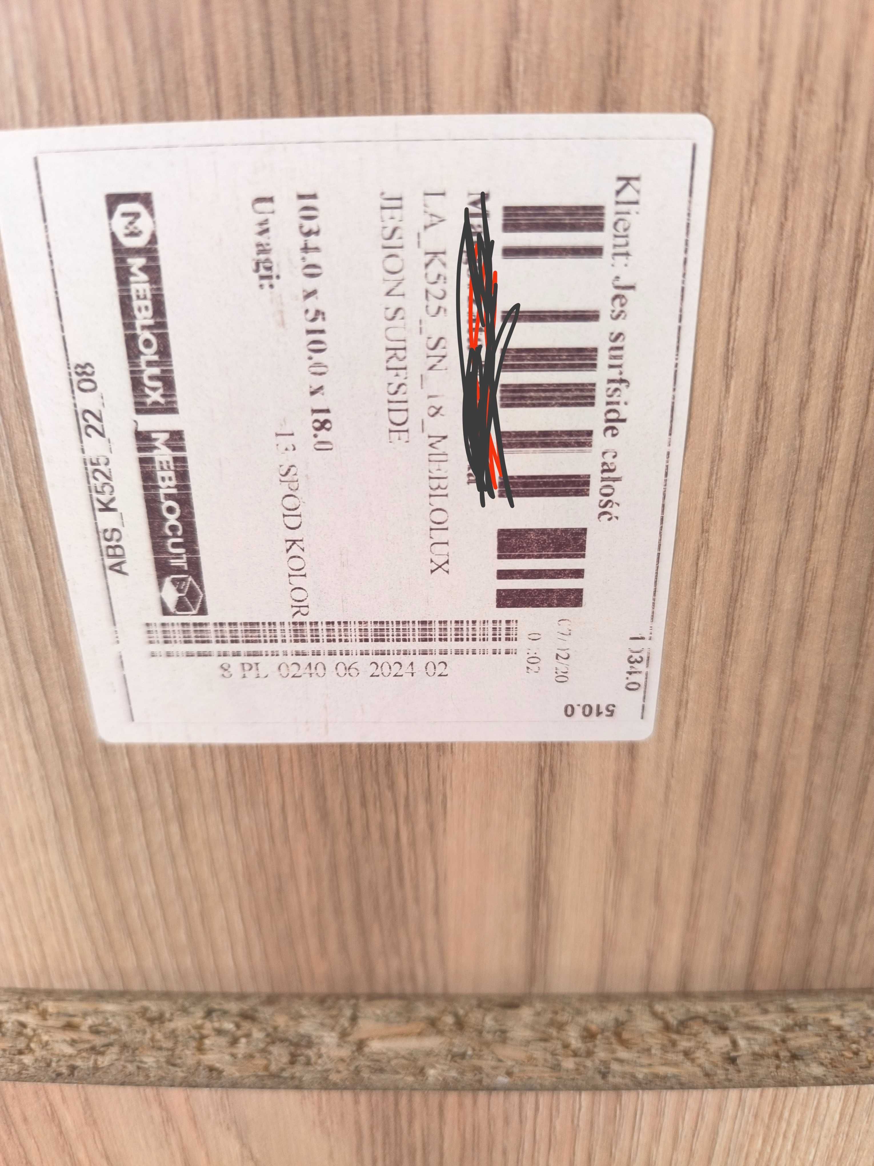 Formatki Jesion Surfside k525 78x52, 103,4x51
